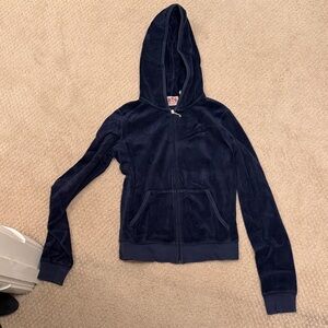 Juicy Couture Dark Blue womens Hoodie Jacket